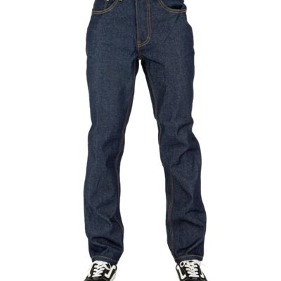 Unisex Raw Denim Straight-Leg Jean Pants Thumbnail