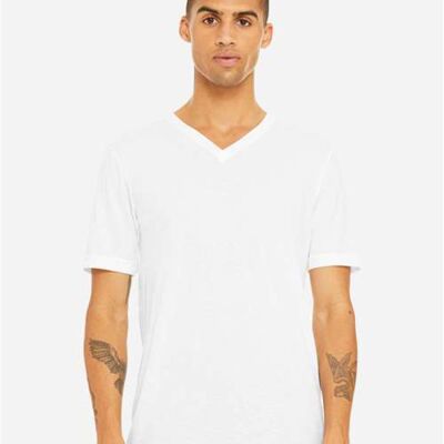 Unisex Triblend V-Neck Tee Thumbnail