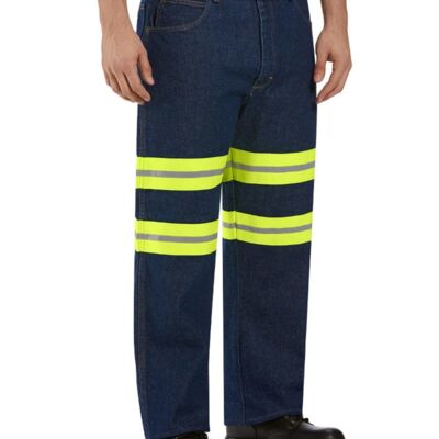 Men's Enhanced Visibility Relaxed Fit Jeans Thumbnail